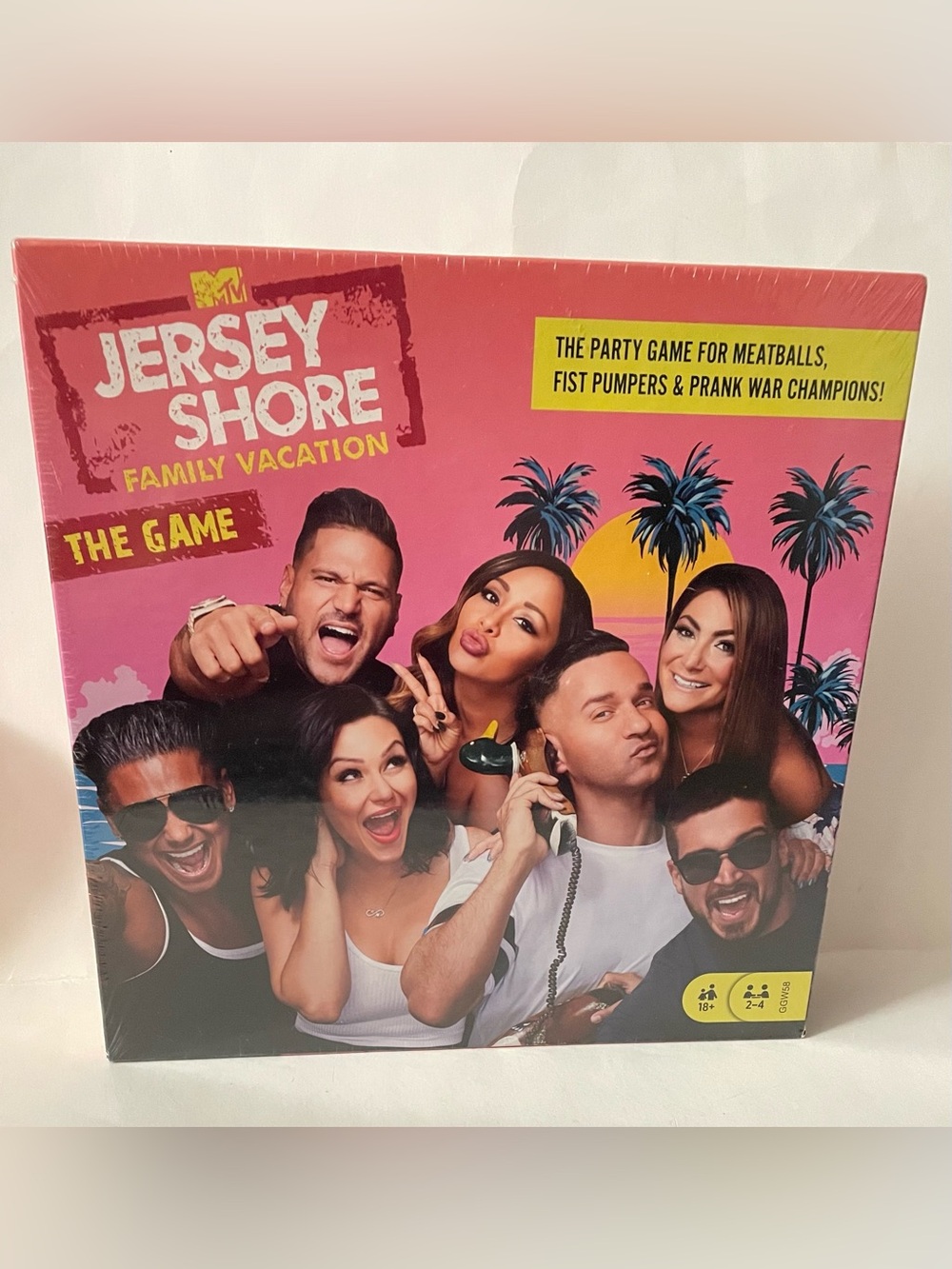 Jersey Shore Family Vacation Board Game 2018 Mattel - New Sealed!